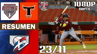 Resumen  Gigantes del Cibao vs Toros del Este  Serie Regular Lidom 20242025 23112024 [upl. by Barcroft]