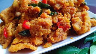 Crispy Salted Egg Yolk Chicken  Ayam Goreng Telur Asin [upl. by Thaddeus]