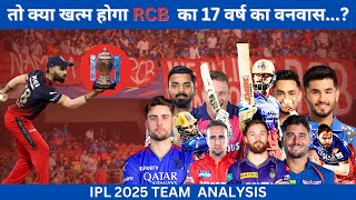 IPL 2025  Royal Challengers Bangalore Full Squad  RCB Team New Players List 2025  RCB Team 2025 [upl. by Iinde]