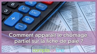 Fiche de paie et chômage partiel ou activité partielle [upl. by Aleek659]