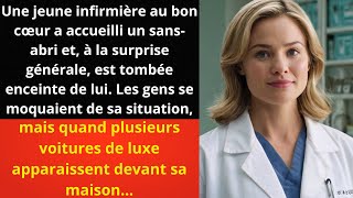 Une jeune infirmière au bon cœur a accueilli un sans abri et à la surprise générale est tombée [upl. by Eaves]