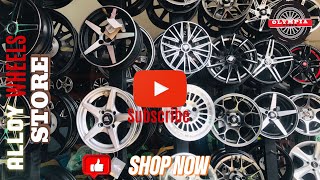 All types of Alloy rims available on Olympia tyres multan [upl. by Aivatra569]