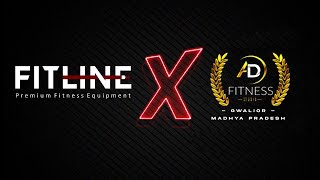 AD Fitness Studio Rajiv plaza Gwalior New gym installation by FitLine  New Gym Setup [upl. by Trilbie]