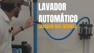 ORDENHADEIRA COMO FAZER A HIGIENIZAÇÃO DAS TETEIRAS COM O LAVADOR AUTOMATICO [upl. by Selena]