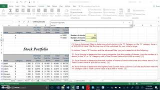 Excel 2016 Practice Test Test 2 Video 2 [upl. by Sholley]