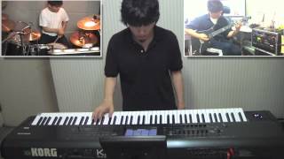 Dream Theater  Erotomania guitar keyboard cover [upl. by Shugart]