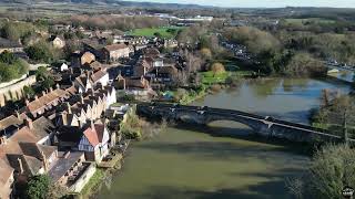 4K Aylesford A Beautiful Town in Kent ｜DJI mini3 Pro [upl. by Zaragoza]