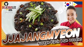 Easy Korean Recipes in Tagalog JJAJANGMYEON Korean Black bean noodles [upl. by Xantha121]