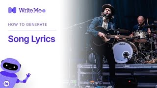 Get Creative With Your Songwriting Using WriteMeai  AI Lyrics Generator [upl. by Htiek325]