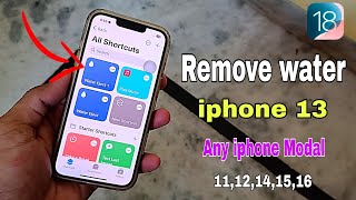 remove water iPhone 13  water eject features iPhone remove water swimming pool  remove पानी 😮 [upl. by Ber]