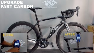 9 juta untuk 400gram  upgrade roadbike wilier triestina GTR team [upl. by Spurgeon]