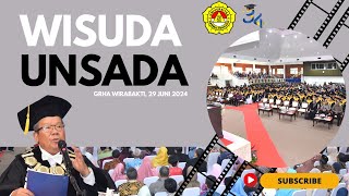 Wisuda UNSADA Ke  34 29 Juni 2024 [upl. by Ajed]