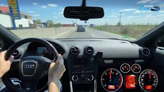 AUDI A3 20 TDI 170 HP 8P POV [upl. by Sherri614]