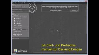 QHY Pole Master LIve Alignment [upl. by Goldshell384]