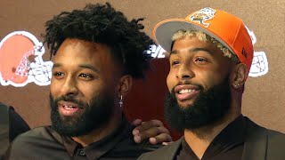 Odell Beckham Jr and Jarvis Landry’s bromance continues [upl. by Saidnac]