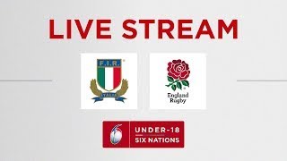 Italy v England  U18 Mens Six Nations Festival [upl. by Pooh80]