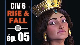 FR Civilization 6 RISE AND FALL Géorgie lets play ép 5 [upl. by Acisse]