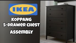 IKEA KOPPANG DRESSER ASSEMBLY [upl. by Amihsat]