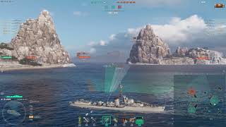 Jervis Wasnt it easy World Of Warships Ranked Battle [upl. by Ardnaeed]