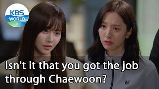 Isnt it that you got the job through Chaewoon Homemade Love Story  KBS WORLD TV 210206 [upl. by Naitirb]