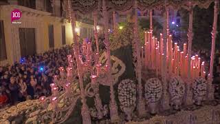 Semana Santa Málaga  María Stma de las Penas por Catedral  101 Televisión [upl. by Alyakcim]