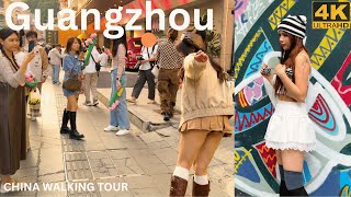 【4K HDR】🔥 Most fashionable Street in Guangzhou China  China Walking Tour [upl. by Harleigh257]