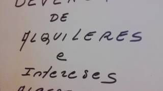 DEVENGADO DE ALQUILERES E INTERESESMINI CURSO PARTE 1 [upl. by Phineas]