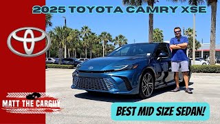 All new 2025 Toyota Camry XSE  Sporty Hybrid With 48 Mpg Review and drive [upl. by Chard]