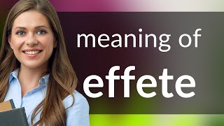 Demystifying quotEffetequot A Dive into Meaning and Usage [upl. by Daht]