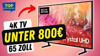 65 Zoll Fernseher unter 800€ Samsung Crystal UHD 4K DU7179 Kaufberatung [upl. by Catarina]