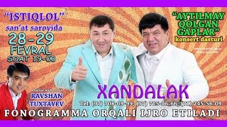 Handalak  Aytilmay qolgan gaplar nomli konsert dasturi 2016 [upl. by Morty686]