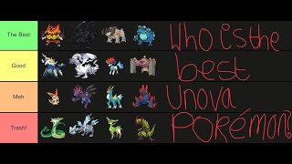 Ranking every Generation 5 Pokémon on a tier list [upl. by Nyrual]