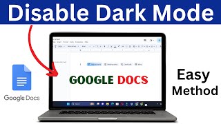 how to turn off dark mode on google docs  how to disable dark mode in google docs [upl. by Aiket]