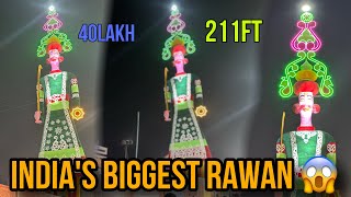 India’s Biggest Rawan 😱 Dwarka sector 10 Mela Garba night Delhi ka sab se bada mela [upl. by Rehctelf]