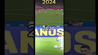 Copa America final Mach goal 2021vs 2024 copaamericafinal argentinafootball vairalshort [upl. by Onra857]