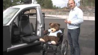 Demonstration of car adaptation mobility products [upl. by Lutero]