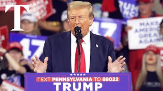 LIVE Donald Trump hosts major MAGA rally in Pennsylvania [upl. by Snook726]