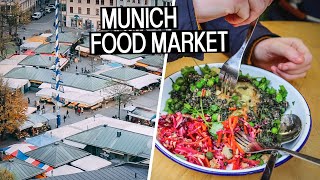 Viktualienmarkt  MUNICH FOOD MARKET [upl. by Akierdna]