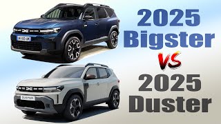 2025 Dacia Bigster Hybrid vs 2025 Dacia Duster Hybrid  Similarities And Differences [upl. by Nahshun696]