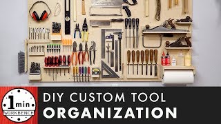 How to Make a Custom Tool Organization Board [upl. by Deina]