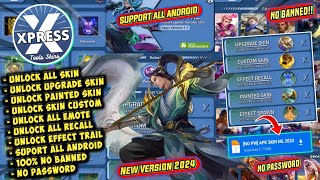 NEW INJECTOR MLBB 2024 NO PASSWORD  UNLOCK ALL SKIN MOBILE LEGENDS [upl. by Kubis]