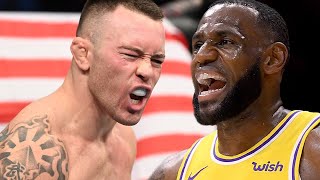 LeBron James Claps Back After UFCs Colby Covington Calls Him A quotSpineless Cowardquot [upl. by Sansen867]