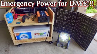 DIY Solar Power Station  Easy for beginner  1200 Watts REDODO 200AH  LIFEPO4 [upl. by Itak]