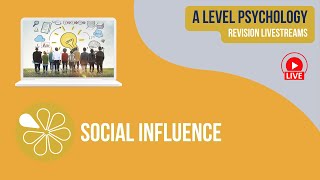 Social Influence  Live Revision for AQA A Level Psychology 2024 [upl. by Nodanrb]