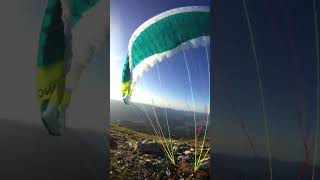 A good day starts with a cliff launch 💣😅🤞 Vercors France Nova Bantam paragliding cliff mountains [upl. by Anolla864]