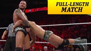 FULLLENGTH MATCH  Raw  Cody Rhodes vs Randy Orton [upl. by Elisee]