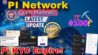 Pi Network New update 📢 Pi KYC Expire 𝝅⛏️ pinetwork Coin Open Mainnet 202425 📢 latest today 🤯 [upl. by Treb]