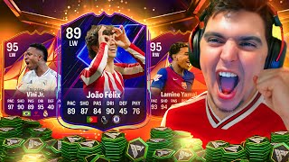 ARRISQUEI ABRIR OS MELHORES PACKS  FC 25 [upl. by Elizabeth]