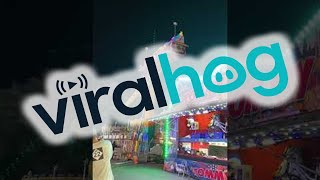 Carnival Ride at National Cherry Festival Shuts Down  ViralHog [upl. by Ymaj]