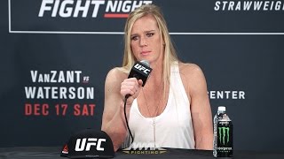 Holly Holm Ready to Make Statement Again at UFC 208 [upl. by Vareck]